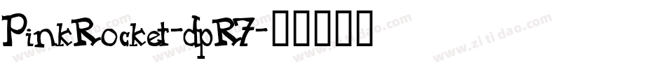 PinkRocket-dpR7字体转换