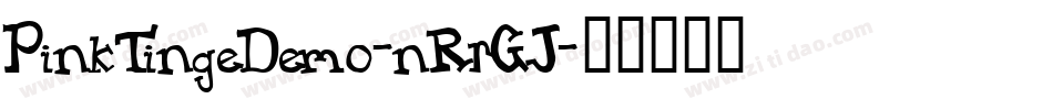 PinkTingeDemo-nRrGJ字体转换