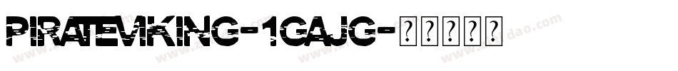 PirateViking-1Gajg字体转换