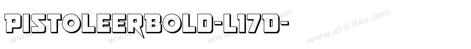 PistoleerBold-l17D字体转换
