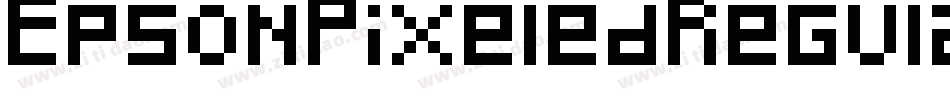 EpsonPixeledRegular-0Py9字体转换