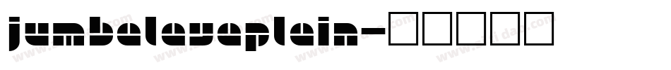 JumbalayaPlain字体转换