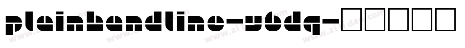 Plainhandline-Y6dq字体转换