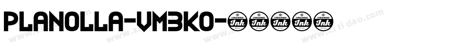 Planolla-vm3KO字体转换