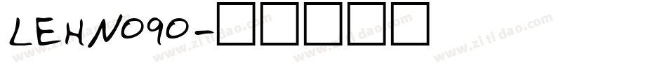 LEHN090字体转换