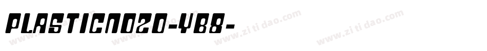 PlasticNo20-YB8字体转换