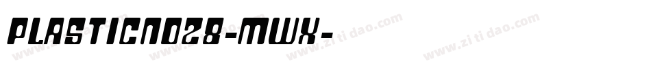 PlasticNo28-Mwx字体转换