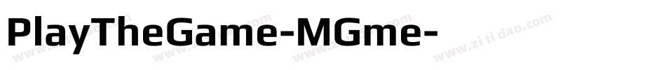 PlayTheGame-MGme字体转换
