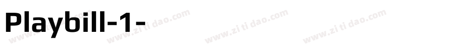 Playbill-1字体转换