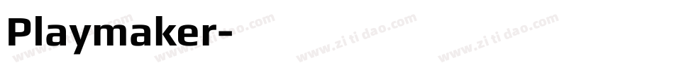 Playmaker字体转换