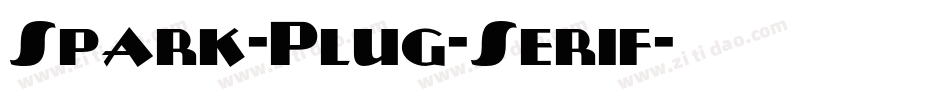 Spark-Plug-Serif字体转换