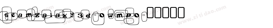 TeamGalaxy3D-owMPo字体转换