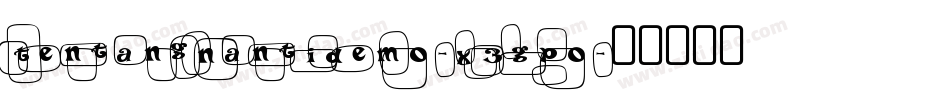 TentangNantiDemo-X3GPo字体转换