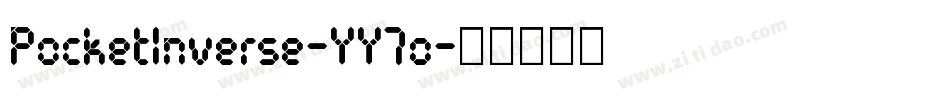 PocketInverse-YY7o字体转换