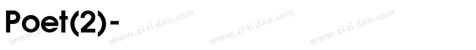 Poet(2)字体转换
