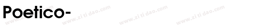 Poetico字体转换