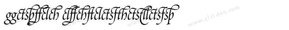 Poetica-ChanceryExpert字体转换