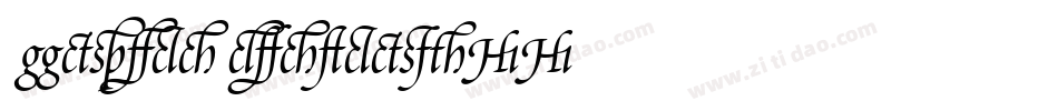 Poetica-ChanceryII字体转换