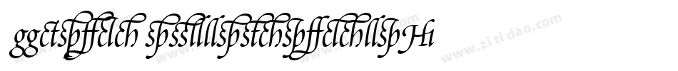 Poetica-SuppSwashCapsI字体转换
