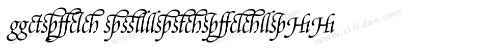 Poetica-SuppSwashCapsII字体转换