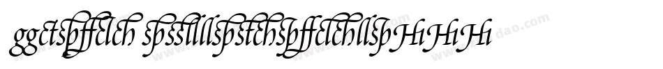 Poetica-SuppSwashCapsIII字体转换