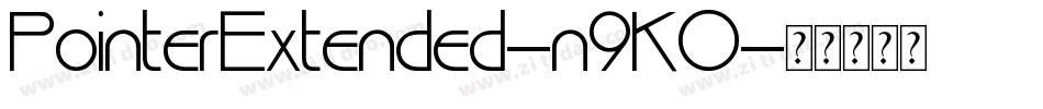 PointerExtended-n9KO字体转换