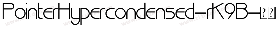 PointerHypercondensed-rK9B字体转换