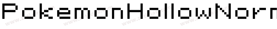 PokemonHollowNormal-pyPZ字体转换