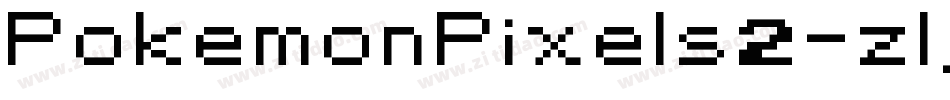 PokemonPixels2-zljG字体转换
