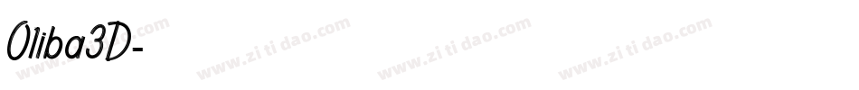 Oliba3D字体转换