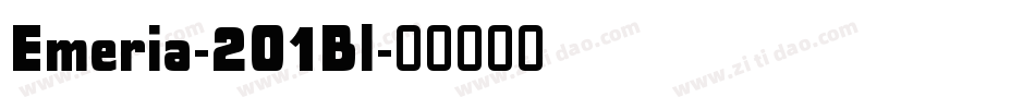 Emeria-2O1Bl字体转换