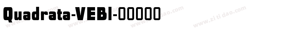 Quadrata-VEBl字体转换