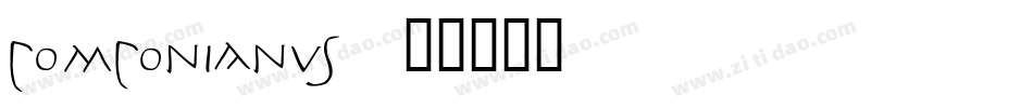 Pomponianus字体转换