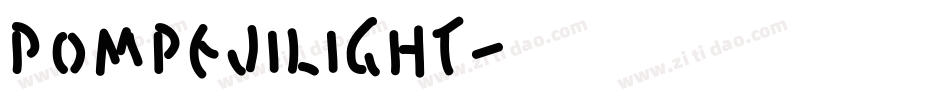 PompejiLight字体转换