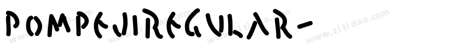 PompejiRegular字体转换