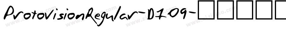ProtovisionRegular-D109字体转换