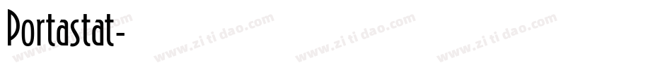 Portastat字体转换