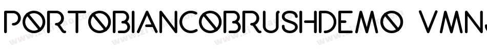 PortoBiancoBrushDemo-vmnj9字体转换