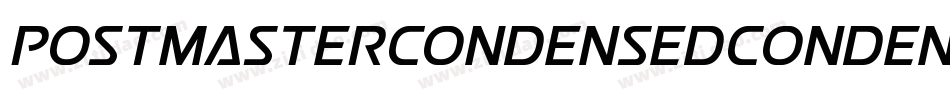 PostmasterCondensedCondensed-dYKV字体转换