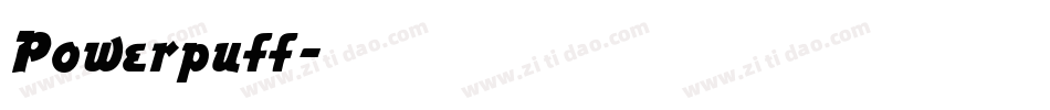 Powerpuff字体转换