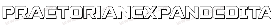 PraetorianExpandedItalic-0eov字体转换