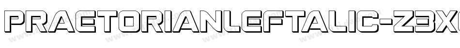 PraetorianLeftalic-Z3Xq字体转换