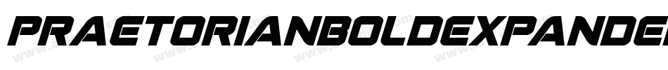 PraetorianBoldExpanded-Pg5B字体转换