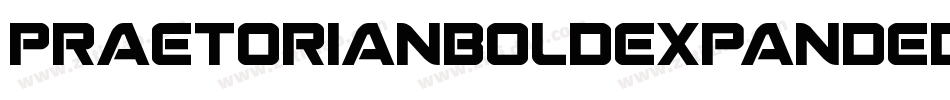 PraetorianBoldExpanded-Pg5B字体转换