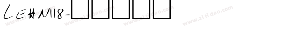 LEHN118字体转换