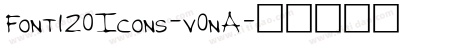 Font120Icons-v0nA字体转换