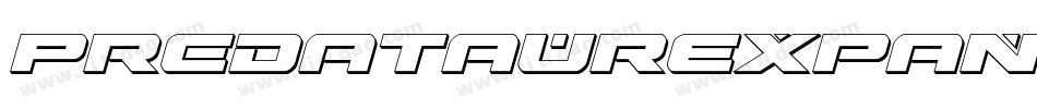 PredataurExpandedItalic-3Ed8字体转换