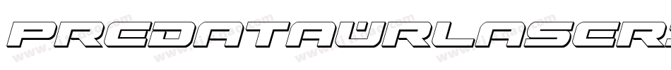 PredataurLaserItalic-J7jM字体转换