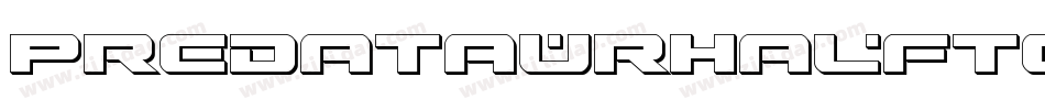 PredataurHalftoneItalic-AB3A字体转换