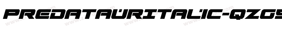 PredataurItalic-qzG5字体转换